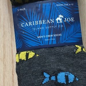 3pairs Caribbean Joe Island Supply Co